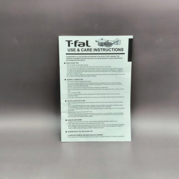 T-Fal RED Mini Cheese Griddle & One Egg Wonder Pan with Use Care Instructions - Picture 14 of 14